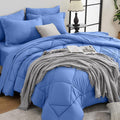 HEVUMYI Royal Blue Full Comforter Set by HEVUMYI