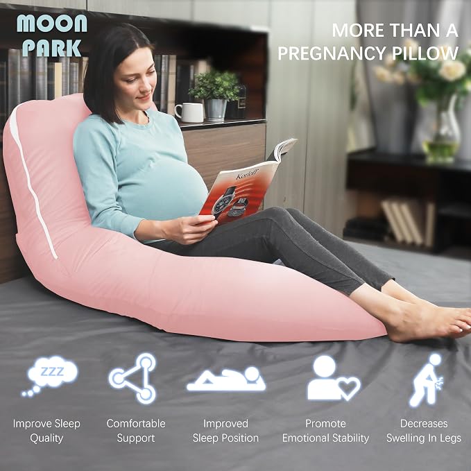 MOON PARK Pregnancy Pillows for Sleeping - Image 4