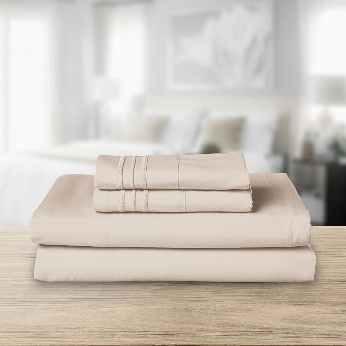Elegant Comfort Luxurious 1500 Premium Hotel Quality Microfiber Three Line - Image 2