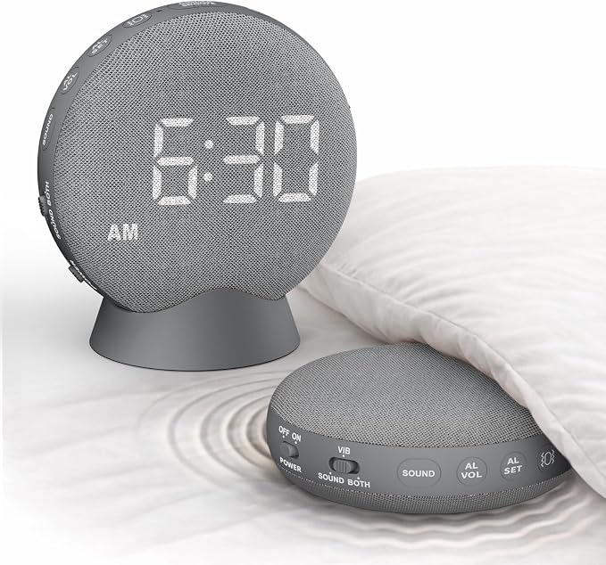 SolaceRise Super Loud Alarm Clock by SolaceRise