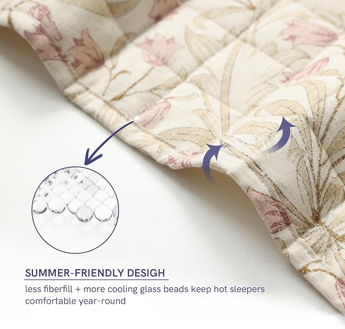 YnM 12lbs Weighted Blanket for Adults, Linen Heavy Bed Throw Blanket - Image 5