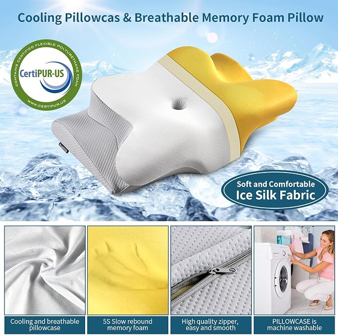 Cervical Neck Pillow for Pain Relief - Image 3