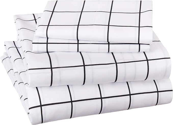 Amazon Basics Soft Microfiber 4-Piece Bed Sheet Set - Image 2