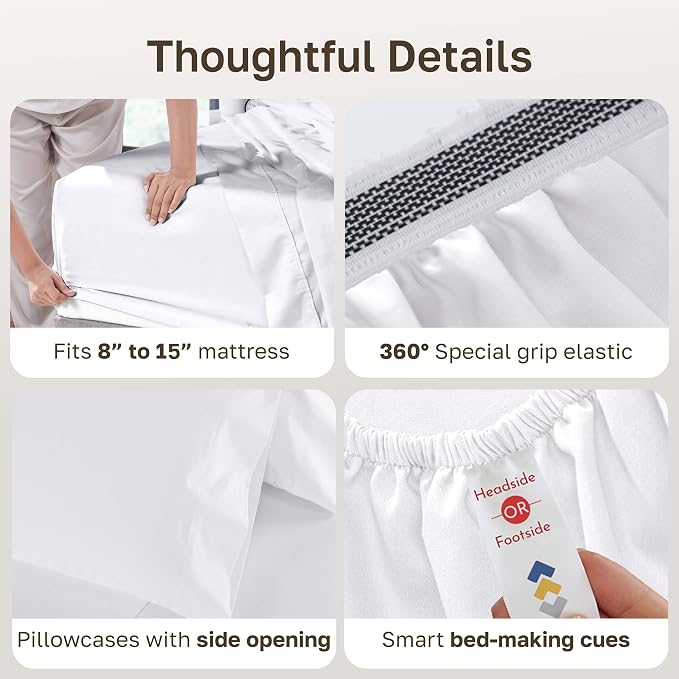 California Design Den Split King Sheets Sets - Image 5