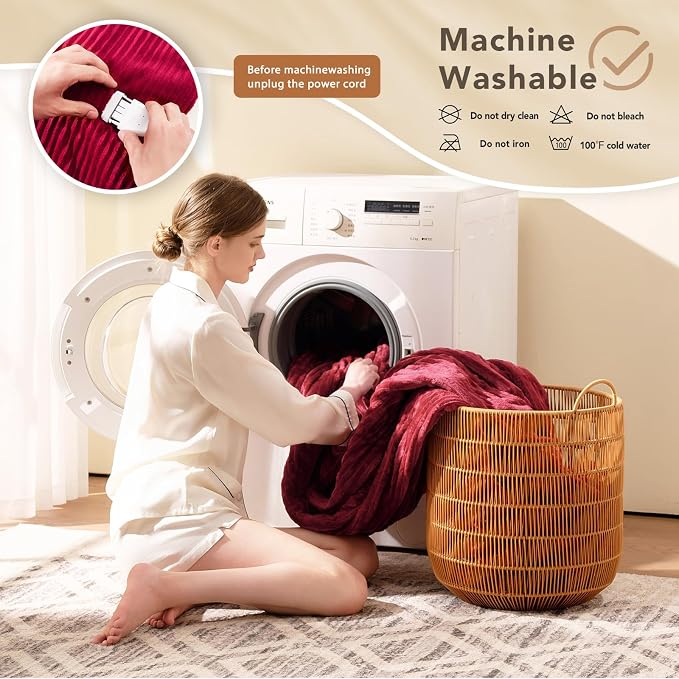 Homemate Electric Heated Blanket Twin - Image 7