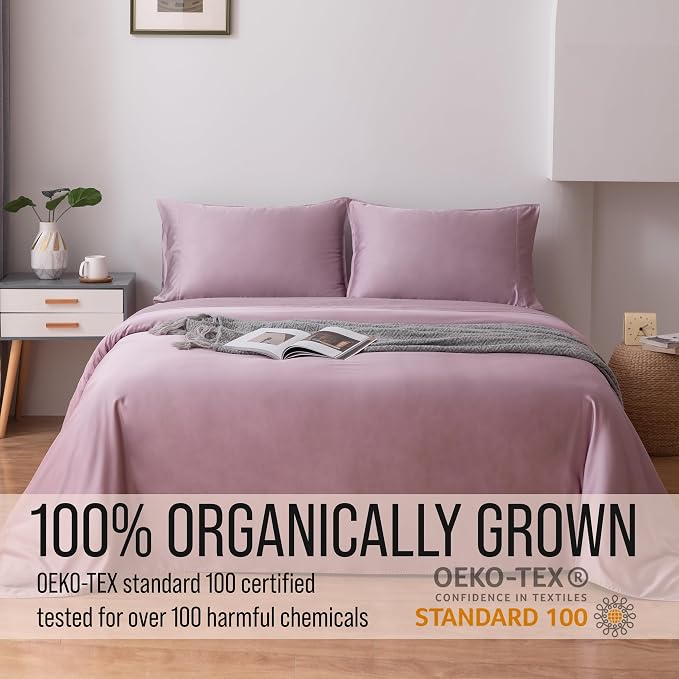 BELLA COTERIE | Luxury Bamboo Viscose Standard Size Pillowcase Set | 100% - Image 4