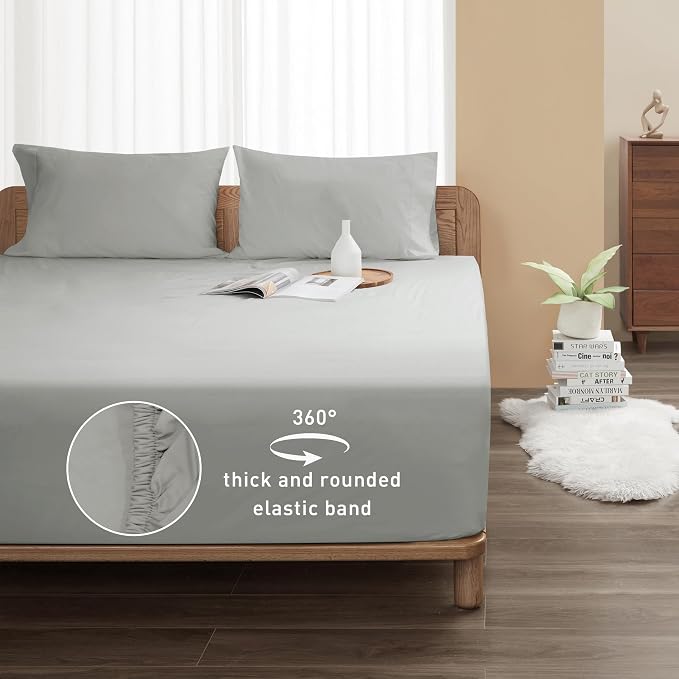 Sunflower California King Fitted Sheet, 1-Piece Deep Pocket Fitted Bottom Sheet - Image 2
