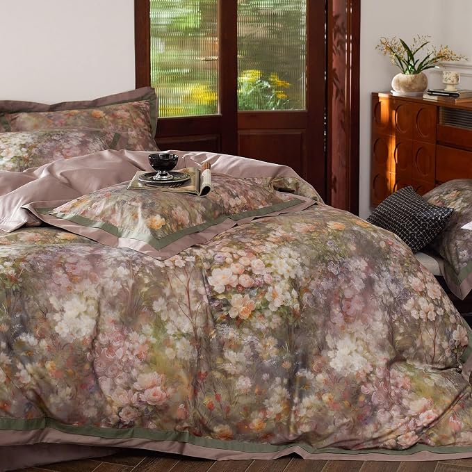 mixinni Vintage Floral Duvet Cover Set - Image 2