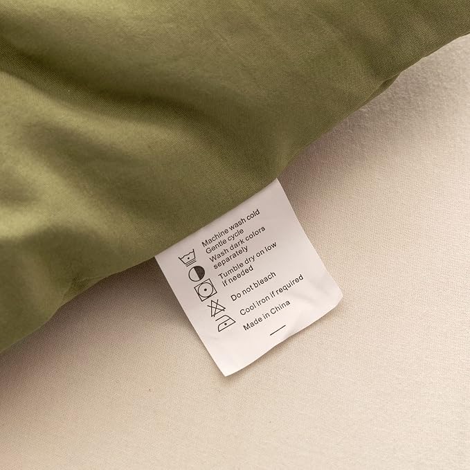 ROSGONIA Queen Comforter Set Olive Green, All Season Lightweight Blanket Quilt - Image 8
