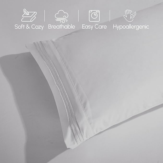Elegant Comfort Luxurious 1500 Premium Hotel Quality Microfiber Three Line - Image 5