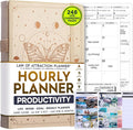 Hourly Planner - Undated Weekly & Monthly Planner, 12-Month Journey to Increase by FreedomMastery
