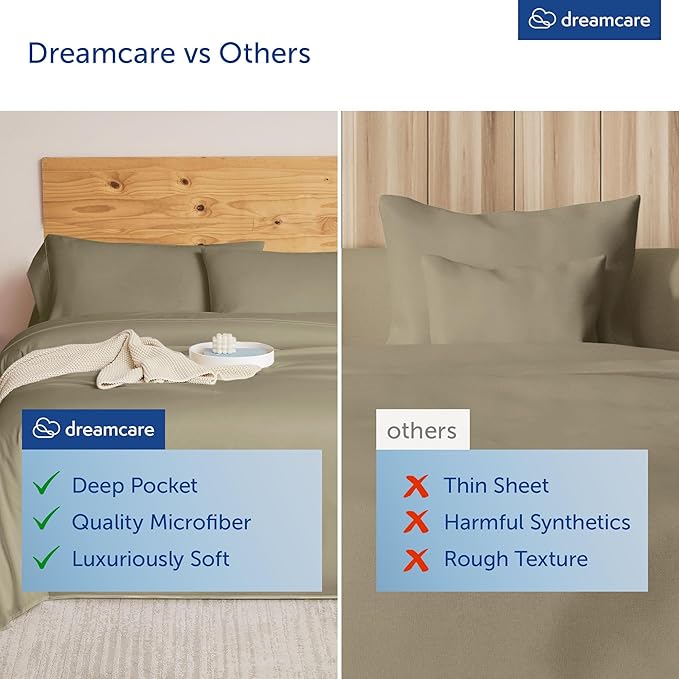 DREAMCARE King Size Sheets Set - Image 5