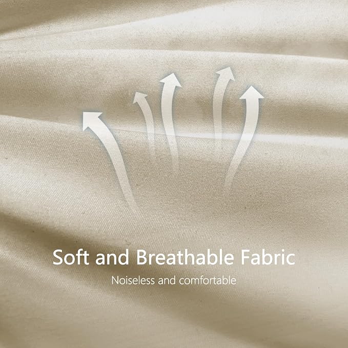 TEXARTIST Premium 2100 Series Queen Comforter All Season Breathable Beige - Image 3