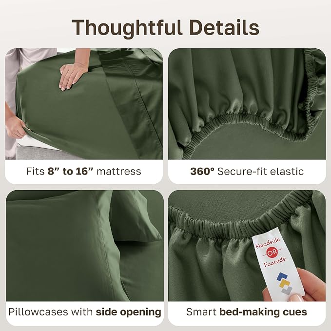 California Design Den King Deep Pocket Sheets Set - Image 5