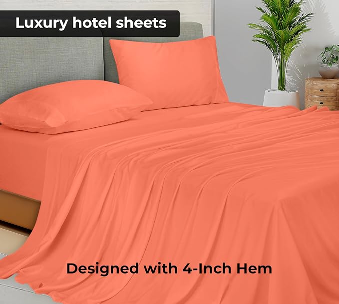 Royale Linens Queen Flat Sheet - Image 2