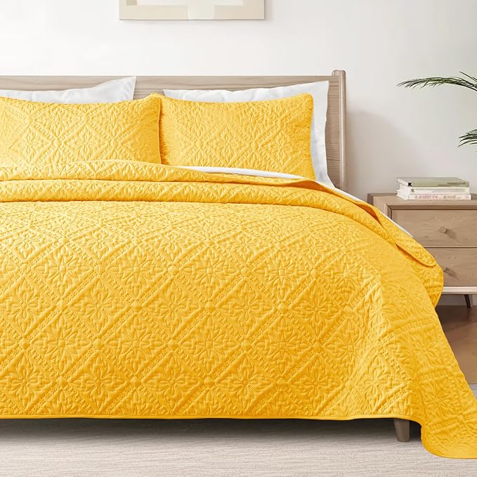 Exclusivo Mezcla Queen Quilt Bedding Set, Lightweight Soft Bedspreads Coverlets by ExclusivoMezcla
