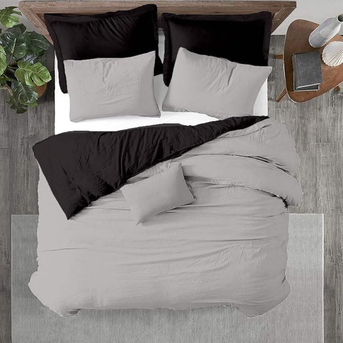 Kotton Culture 1 Pc Queen Size Duvet Cover Only -100% Egyptian Cotton 600 TC by KottonCulture