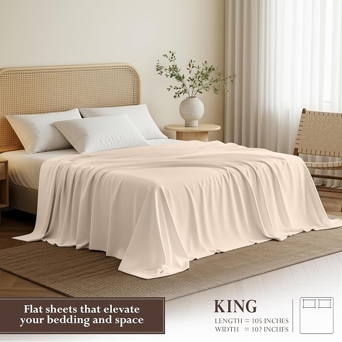 Utopia Bedding Flat Sheet - Image 2