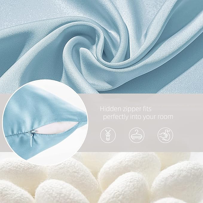 Silk Pillowcase for Hair and Skin Mulberry Silk Pillowcase Soft Breathable - Image 6