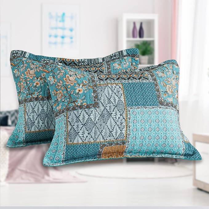 BEDIFANY 3 Pieces Cotton King Size Quilt Sets, King Bedspread Lightweight - Image 8