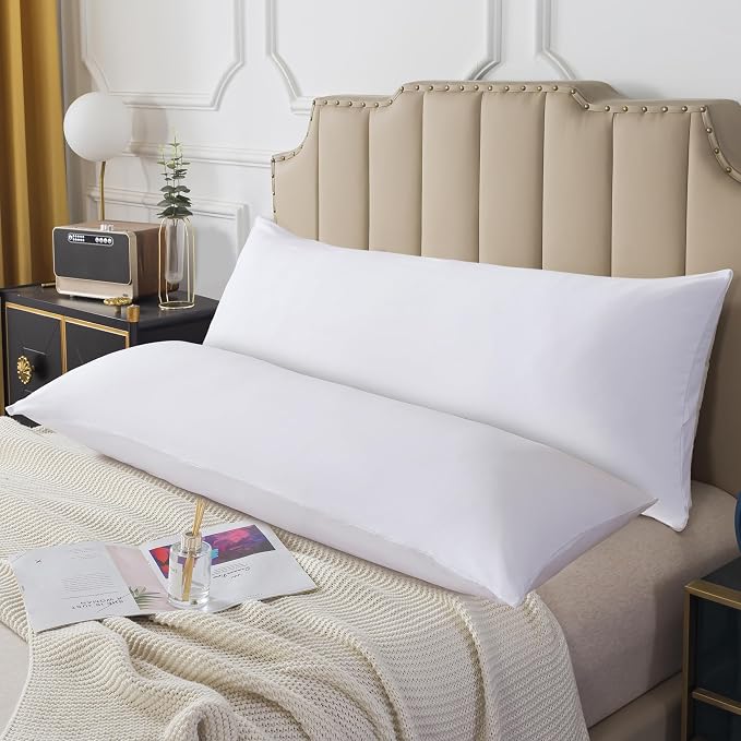 SHOUREN Cotton Memory Foam Body Pillow Insert- Cooling Breathable Full Body - Image 3