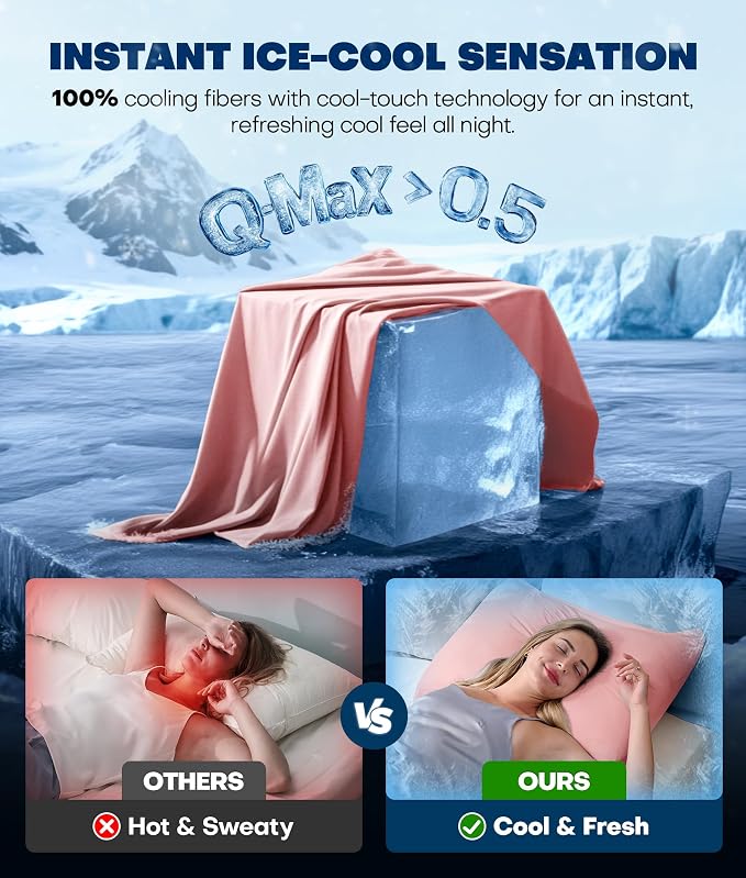 Ultra-Chill Cooling Pillowcase Set of 2 - Image 2