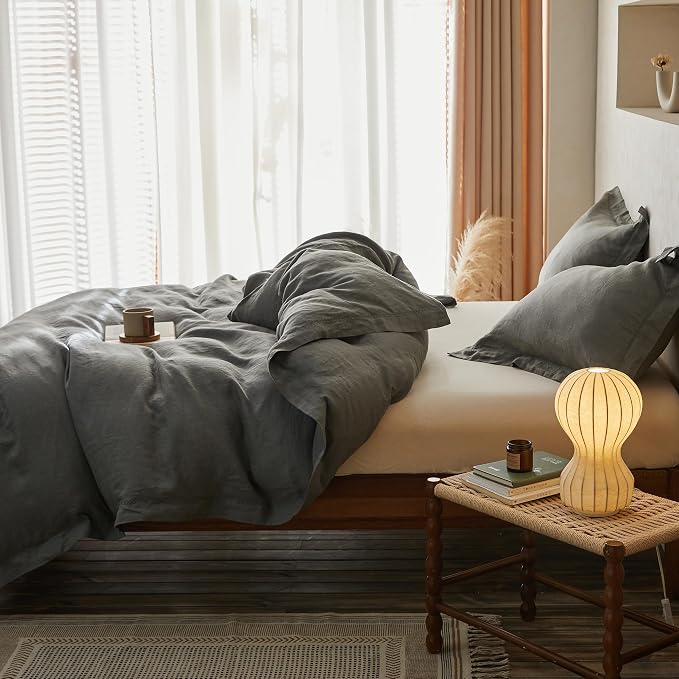 Simple&Opulence 100% Linen Duvet Cover Set - Image 8