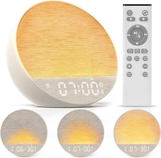 Tap-to-Snooze Sunrise Alarm Clock by Unknown
