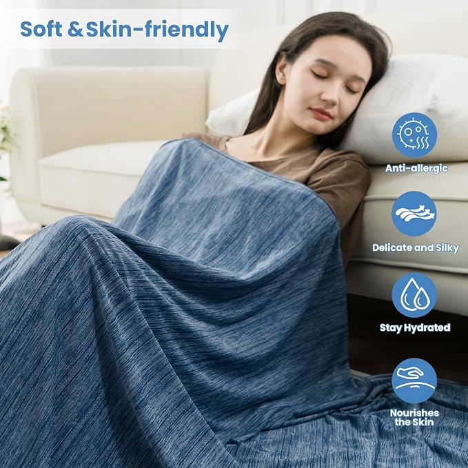 OIGAE Cooling Blanket for Hot Sleepers - Image 5