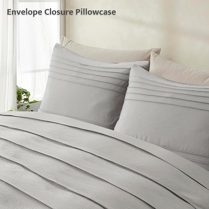 Oli Anderson Light Grey Duvet Cover King Size - Image 6