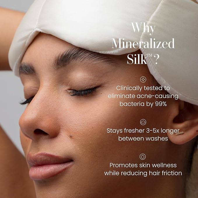 Nodpod Mineralized Silk Gentle Pressure Sleep Mask - Image 3