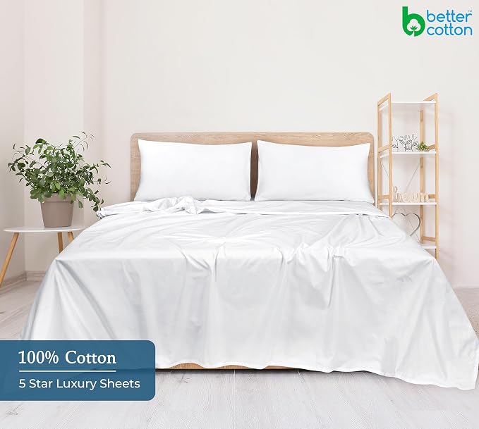 400 Thread Count 100% American Grown Cotton Flat Sheet - Image 6