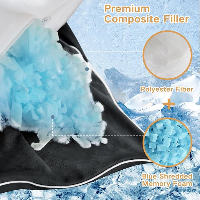 YZ HOME Cooling Body Pillow for Adults- Pillow Insert - Image 6