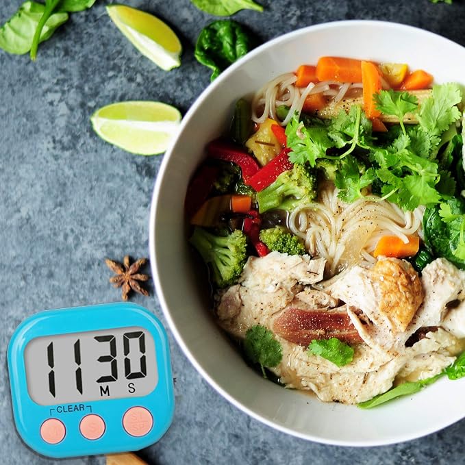 2 Pack Kitchen Timers Loud Ring Digital Timers - Image 6