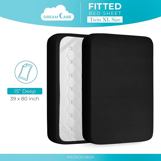 DREAMCARE Twin XL Fitted Sheet - Image 4