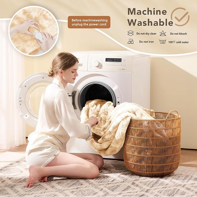 Homemate Electric Heated Blanket Twin Size - Image 7