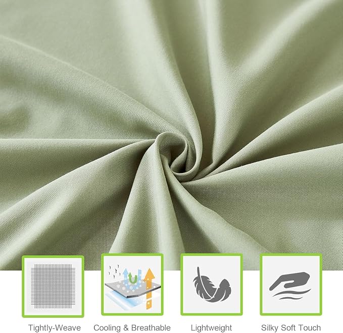 Microfiber Queen Bedding Flat Sheet, Ultra Soft and Wrinkle, Stain Resistant - Image 3