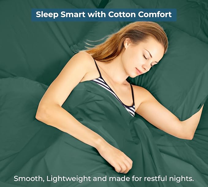 Royale Linens 100% Organic Cotton Twin XL Flat Sheet Only - Image 9
