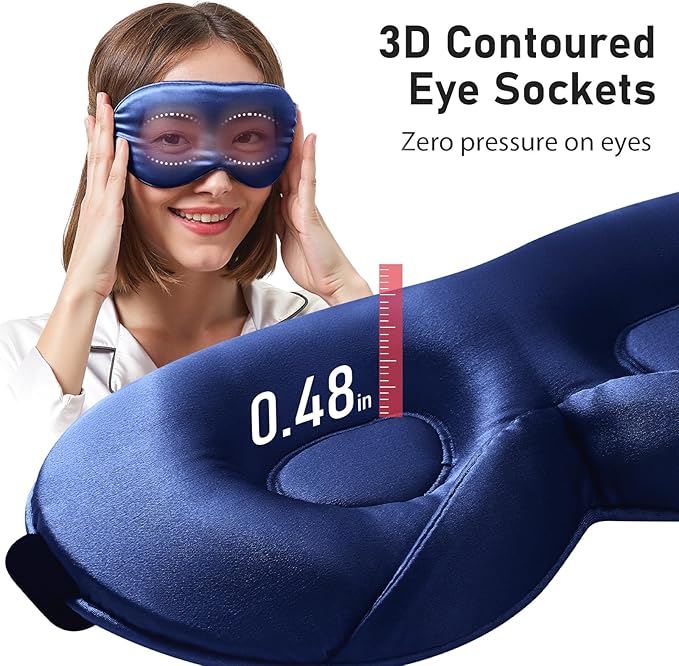 LitBear 100% 22 Momme Mulberry Silk Sleep Mask - Image 2