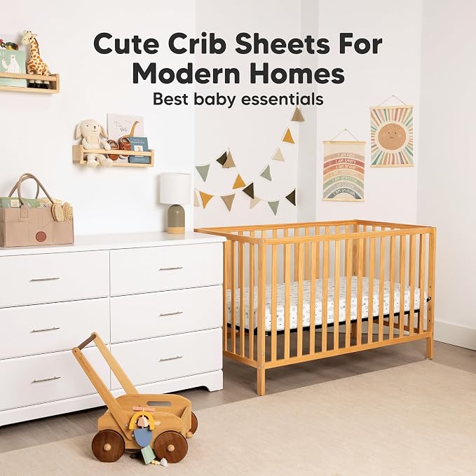 KeaBabies 2-Pack Organic Crib Sheets - Image 8