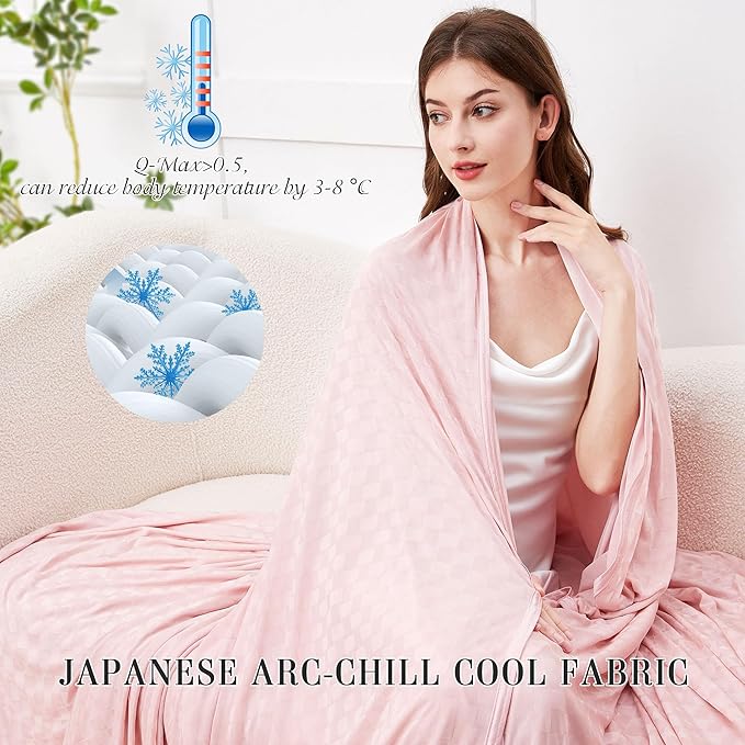AmyHomie Cooling Blanket, Summer Blankets - Image 2