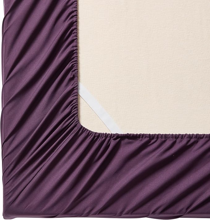 Twin XL Fitted Sheet Only with Full Elastic & Built in Corner Sheet Straps to - Image 2
