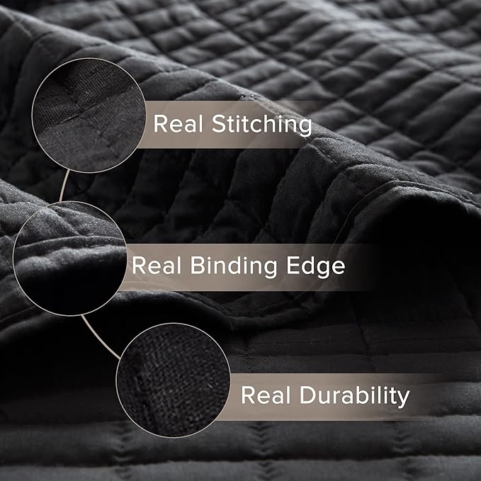 Comfort Spaces Kienna Quilt Set-Luxury Double Sided Stitching Design Summer - Image 4