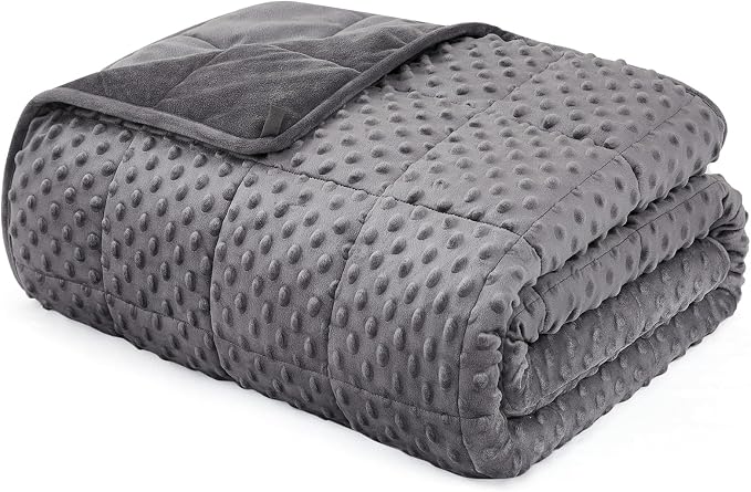 L'AGRATY Weighted Blanket for Adult by LAGRATY
