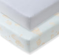 Burt's Bees Baby Essential Organic Cotton Fitted Crib Sheet, Breathable by BurtsBeesBaby