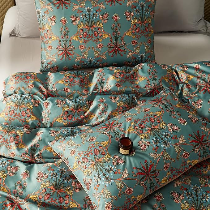 Cupocupa Duvet Cover King Size Set Boho Floral Pattern King Duvet Cover Set - Image 6