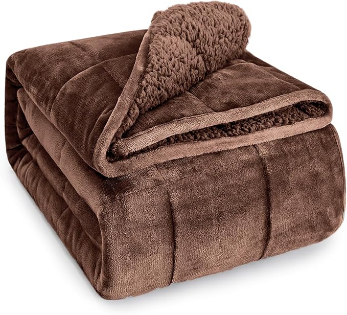 Wemore Sherpa Fleece Weighted Blanket by WemoreDirect
