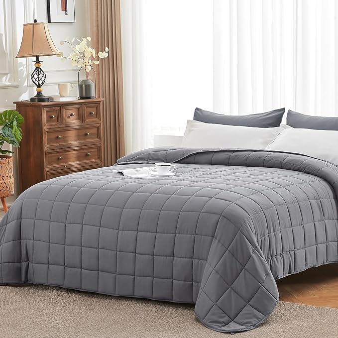 Weighted Blanket for Adults 25lbs, Cal King Cooling Heavy Throw Blanket for - Image 2
