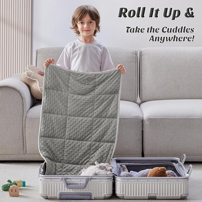 anfie Weighted Blanket Kids Weighted Blanket Cooling Blanket - Image 4