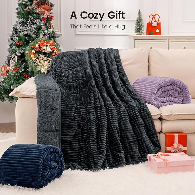 Sherpa Fleece Weighted Blanket - Image 8